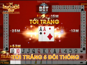5 đôi thông chặt được gì trong tiến lên